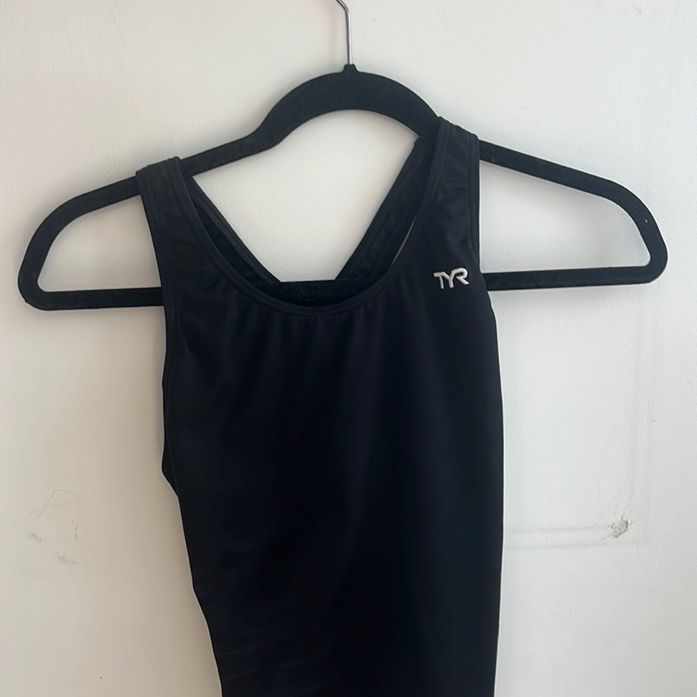 Black one piece swimsuit